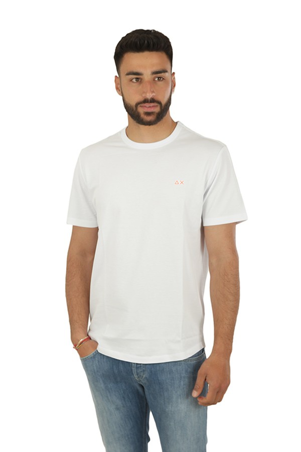 T-shirt SUN68 Solid Bianco