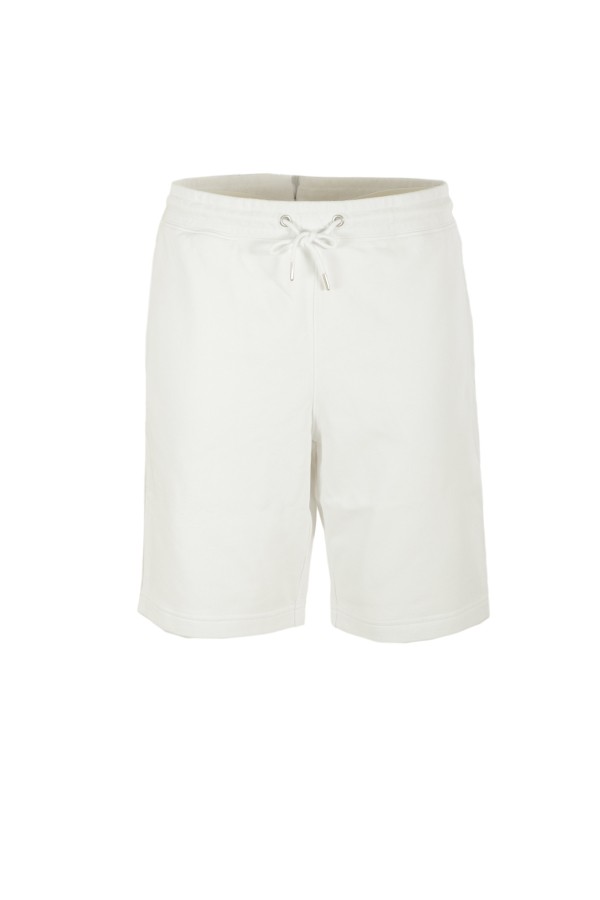 SUN68 fleece Bermuda shorts White