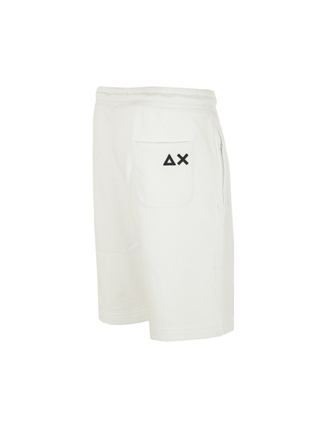 SUN68 fleece Bermuda shorts White