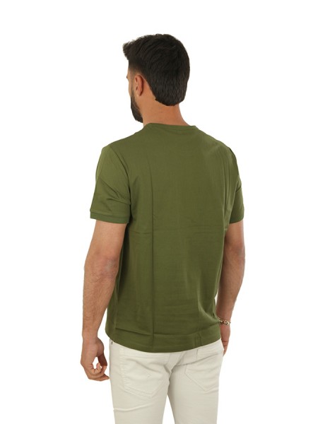 T-shirt SUN68 Round Solid Dark Green