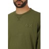 Dark Green Crewneck SUN68 Sweatshirt