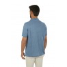 SUN68 polo shirt in Avion linen