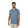 SUN68 polo shirt in Avion linen