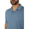 SUN68 polo shirt in Avion linen