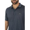 Polo SUN68 in Lino Blu Navy