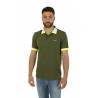 Fluo Multicolor Dark Green SUN68 Polo Shirt