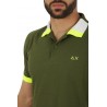 Fluo Multicolor Dark Green SUN68 Polo Shirt