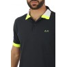 Polo SUN68 Fluo Blue Multicolor