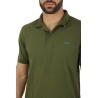 Polo SUN68 Under Collar Print Verde