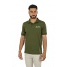 SUN68 Big Logo Polo Dark Green