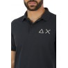 Navy Blue Big Logo SUN68 Polo Shirt