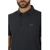 Polo SUN68 Shirt Collar Blu Navy