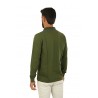 Polo SUN68 Small Stripes Verde Scuro