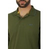 Polo SUN68 Small Stripes Verde Scuro