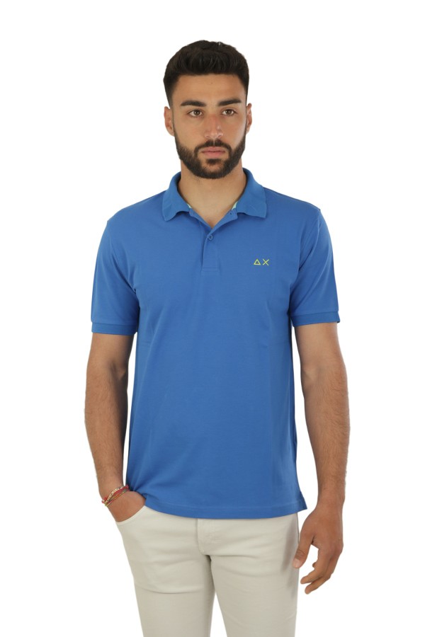 Polo Sun68 Solid Regular Royal