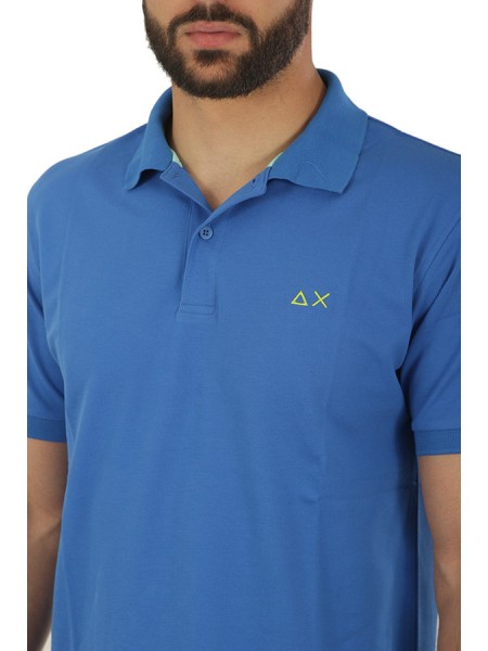 Polo SUN68 Solid Regular Royal