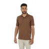 Polo SUN68 Solid Regular Marrone