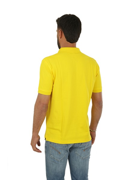 Polo SUN68 Solid Regular Yellow