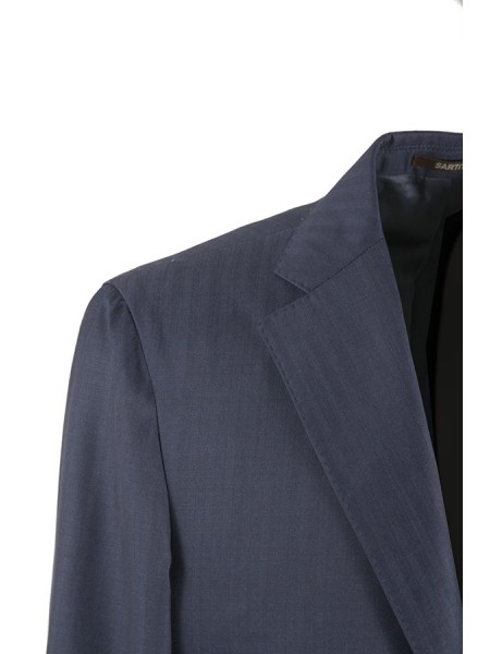 Solaro Blue Pinstripe Suit