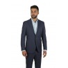 Solaro Blue Pinstripe Suit