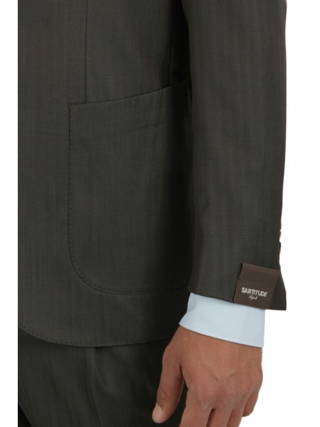 Solaro Pinstripe Suit Verdone