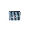 Aline Terry Stripes MC2 Clutch Bag