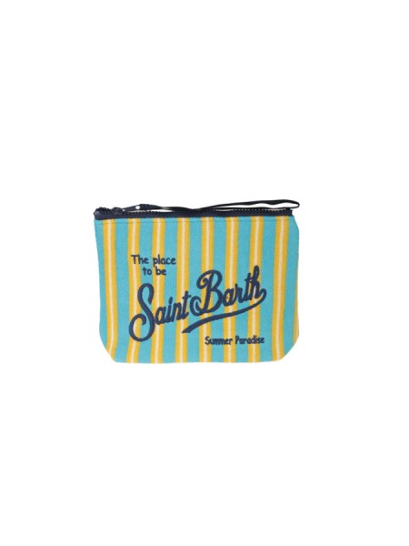 Aline Terry Stripes MC2 Clutch Bag