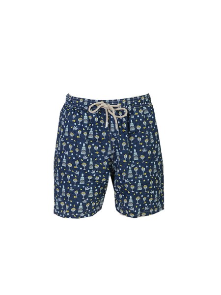 Patterned MC2 Swim Shorts