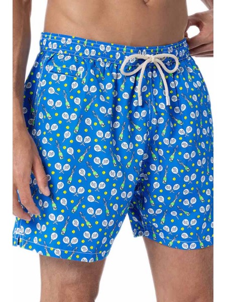 Patterned MC2 Swim Shorts