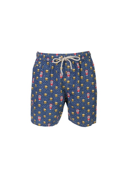 Patterned MC2 Swim Shorts