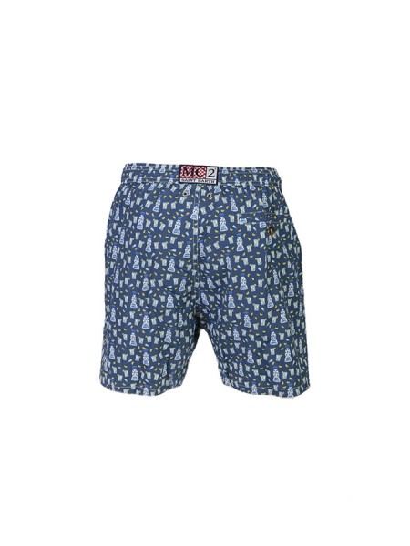 Patterned MC2 Swim Shorts