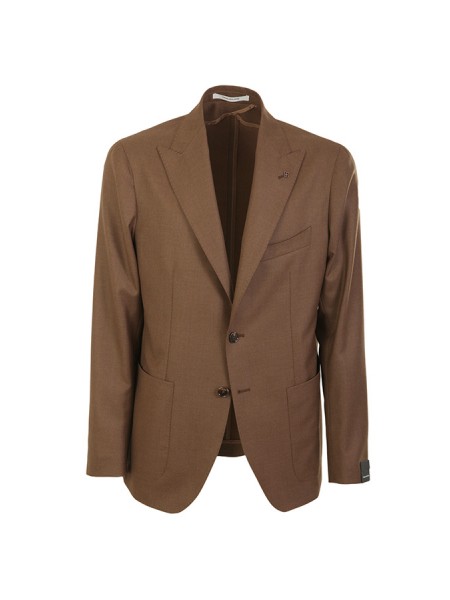 Double-breasted TAGLIATORE Camel Suit