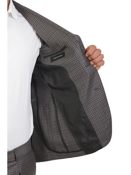 Single-breasted checked TAGLIATORE suit