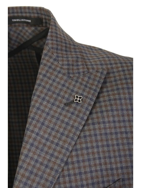 Single-breasted checked TAGLIATORE suit