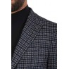 Single-breasted jacket TAGLIATORE checked blue/grey/light blue