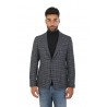 Single-breasted jacket TAGLIATORE checked blue/grey/light blue