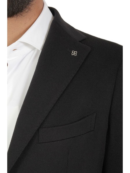 Black Single-Breasted TAGLIATORE Jacket