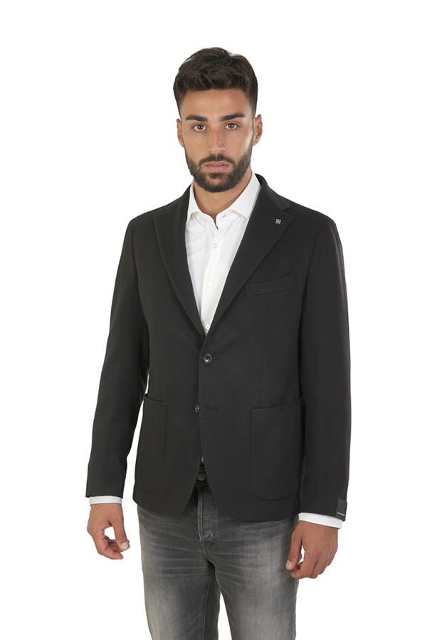 Black Single-Breasted TAGLIATORE Jacket