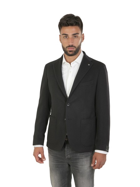 Black Single-Breasted TAGLIATORE Jacket