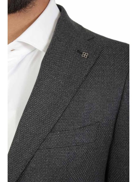 Grey Single-Breasted TAGLIATORE Jacket