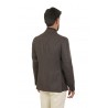 Single-breasted TAGLIATORE jacket Brown Melange