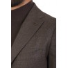 Single-breasted TAGLIATORE jacket Brown Melange