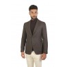 Single-breasted TAGLIATORE jacket Brown Melange