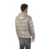 Light grey ultralight nylon HERNO down jacket