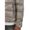 Light grey ultralight nylon HERNO down jacket