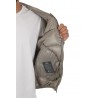 Light grey ultralight nylon HERNO down jacket