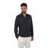 Camicia Herno Resort in Soft Wool Jersey Blu