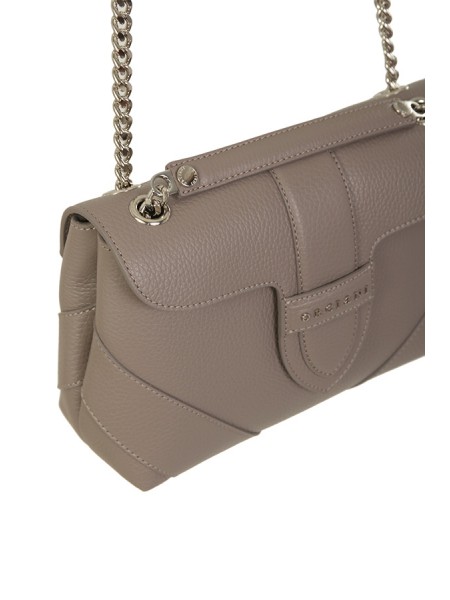 Alma Sense ORCIANI shoulder bag in Taupe leather