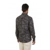 Brunello Cucinelli tela Paisley Anthracite Shirt