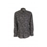 Brunello Cucinelli tela Paisley Anthracite Shirt